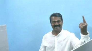 India News | Tamil Nadu Polls: NTK Chief Seeman Casts Vote in Neelankarai, BJP's Tamilisai Soundarajan Confident of Win