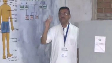 India News | BJP's Suvendu Adhikari Casts Vote in Nandigram, Pitches 'parivartan' as West Bengal Polls Begin