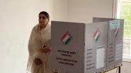 India News | Baramati Assembly Bye-polls: Deputy CM Sunetra Pawar Casts Her Vote in Baramati; Terms Vote as Tribute to 'Dada'