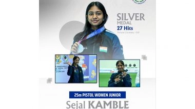 Sports News | India's Shooting Surge Continues with Four More Medals at ISSF Junior World Cup in Cairo