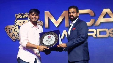 Sports News | Shardul Thakur, Siddhesh Lad, Ayush Mhatre Earn Accolades at MCA Awards 2026