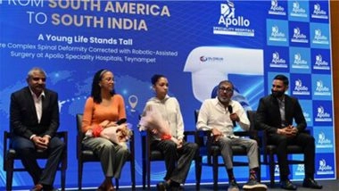 Business News | From South America to South India: A Young Life Stands Tall Again After Complex Robotic Spine Surgery