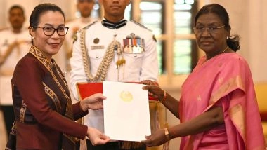World News | President Droupadi Murmu Accepts Credentials from Envoys of 4 Nations