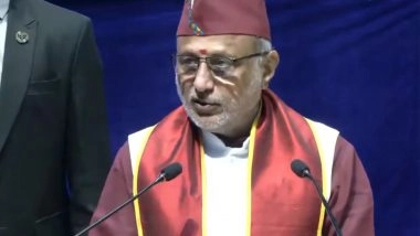 India News | Vice President Radhakrishnan Attends AIIMS Rishikesh Convocation, Highlights India's Global Role During COVID
