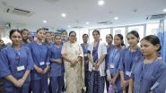 India News | Delhi CM Rekha Gupta Conducts Surprise Inspection at Aruna Asaf Ali Hospital, Reviews Medicine Shortage, Sanitation Issues