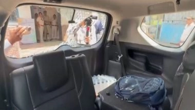 India News | BJP Leader Agnimitra Paul's Car Vandalised in Asansol, Escapes Unharmed