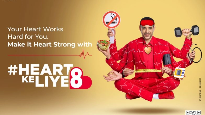 Business News | Sun Pharma's 'Heart Ke Liye 8 - Making India Heart Strong' Campaign Crosses 24.1 Million Views, Amplifying Heart Health Awareness