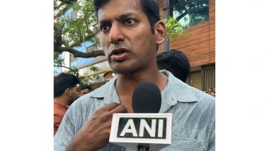 Entertainment News | Actor Vishal Reddy Cycles to Polling Booth in Chennai