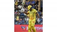 Sports News | IPL: Samson's Stunning 101 Powers CSK to 207/6, Sets Daunting 208 Target for MI in Mumbai