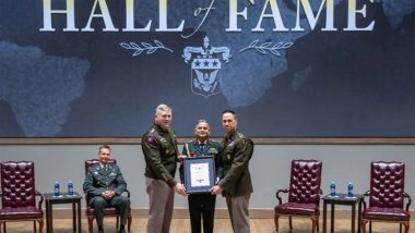 World News | COAS General Dwivedi Inducted into US Army War College International Hall of Fame