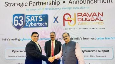 Business News | 63SATS Cybertech Joins Hands with PDA to Boost Cyber Defence Platform