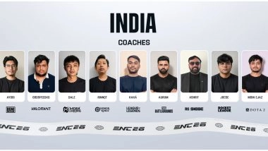 Sports News | India's Coaches Confirmed for Esports Nations Cup 2026