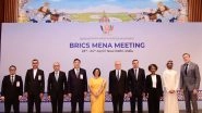 World News | Secy South Neena Malhotra Chairs BRICS MENA Meet