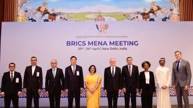 World News | Secy South Neena Malhotra Chairs BRICS MENA Meet