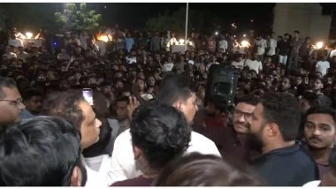 India News | Surat: Large Crowd Gathers at Police Station After Minor Girl Allegedly Molested