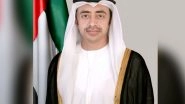 World News | Abdullah Bin Zayed Receives Phone Call from Russian Foreign Minister