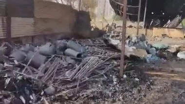 India News | Rajasthan: Four Killed in Scrap Warehouse Fire in Neemrana, Including Two Minors