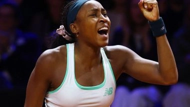 Sports News | Madrid Open 2026: Coco Gauff Dominates Jeanjean to Reach Third Round