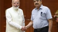 Business News | New NITI Aayog Vice Chairman Ashok Lahiri Meets PM Modi a Day After Appointment
