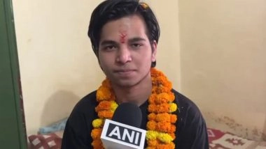 India News | Rishikesh Student Aryan Secures 2nd Rank in Uttarakhand Board Intermediate Exam, Scores 97.80%