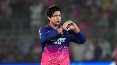 Sports News | IPL 2026: Sooryavanshi's Explosive Ton Powers RR to 228/6 Against SRH