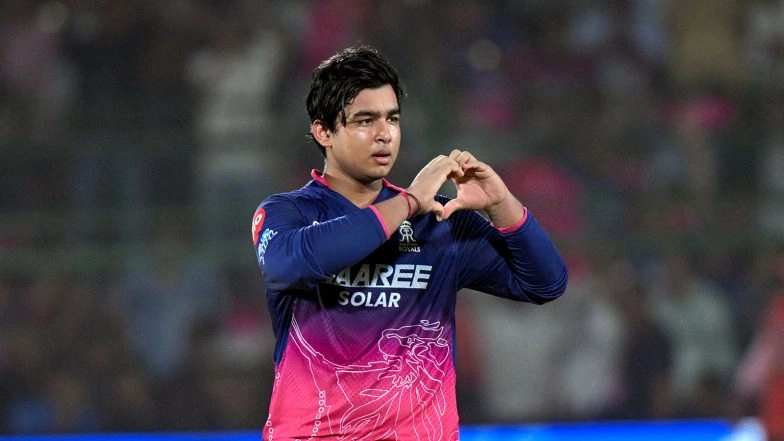 Sports News | Sooryavanshi Becomes Fastest Batter to Reach 1,000 T20 Run Mark in Terms of Balls; Rewrites Records with 2nd IPL Ton