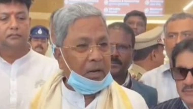 India News | Karnataka Minister D Sudhakar Yet to Regain Consciousness, Condition Stable: CM Siddaramaiah