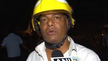 India News | Midnight Blaze Tamed: Firefighters Contain Massive Slum Fire Near Gurugram's Sikanderpur Metro Station