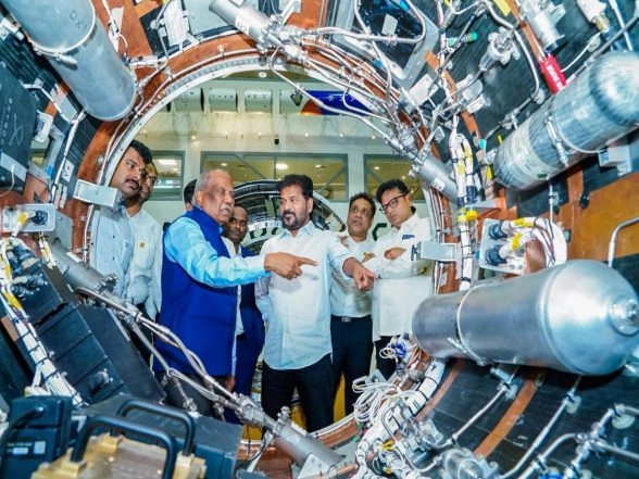 India News | Telangana CM Flags off India's First Pvt Orbital Rocket Vikram-1 at Skyroot Aerospace