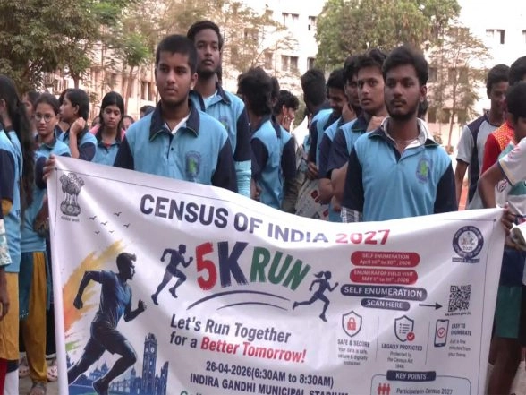 India News | Vijayawada Hosts 5K Run to Boost Public Participation in Census 2027 Self-enumeration Drive