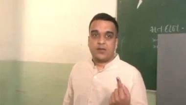 India News | Gujarat Local Body Polls: Deputy Chief Minister Harsh Sanghavi Cast Vote in Surat