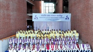 India News | Uttarakhand: IIM Kashipur Holds 13th Convocation; 546 Students Graduate