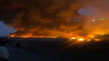 India News | Fire Breaks out at Plastic Warehouse in Gurugram