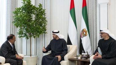 World News | NSA Doval Meets UAE President in Abu Dhabi; Discusses Strengthening Strategic Partnership, Energy Security