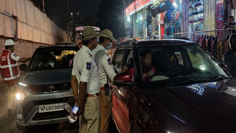 India News | Telangana: Cyberabad Traffic Police Apprehend 245 Drunk Drivers; Offenders Face Up to 10 Years Jail