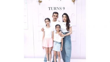 Entertainment News | Gautam Gambhir's  Daughter Anaiza Turns 9, Shares Pictures