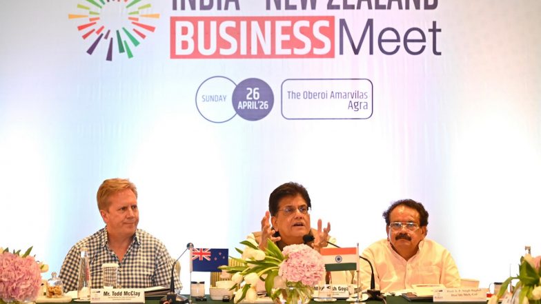 Business News | Piyush Goyal Unveils 'Agra: World Capital of Footwear' Campaign Ahead of India, New Zealand FTA Deal