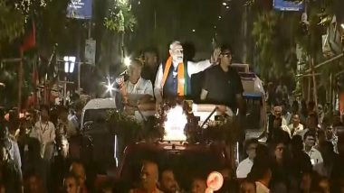 India News | PM Modi Holds Roadshow in North Kolkata