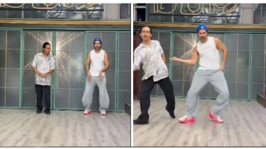 Entertainment News | Varun Dhawan Reveals Hard Work Behind 'wow' Track, Fans React to His Intense Practice Video