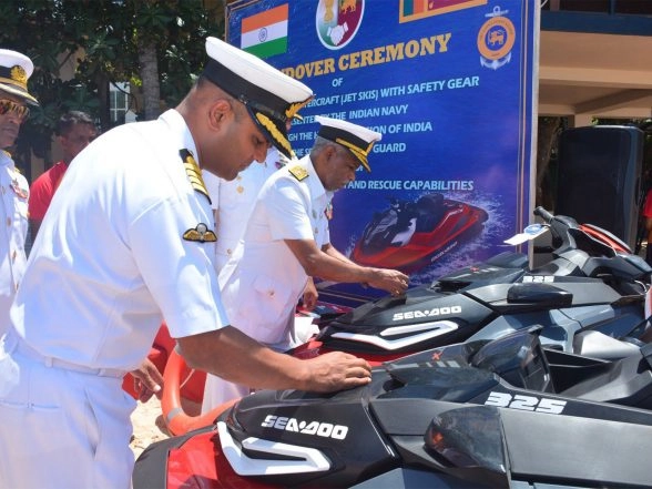 World News | India Hands over Personal Watercraft to Sri Lanka