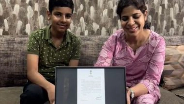 India News | Siliguri Artist Overjoyed After Receiving Appreciation Letter from PM Modi for Hand-drawn Sketch