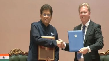 Business News | India, New Zealand Sign FTA with Tariff Relief, USD 20 Billion Investment Commitment