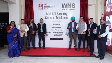Business News | WNS Launches India's Largest BFS Centre of Excellence at CGC University, Mohali