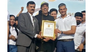 Business News | Jaipur Sets a Unique World Record: 220+ Joint Replacement Patients Perform Tadasana Together