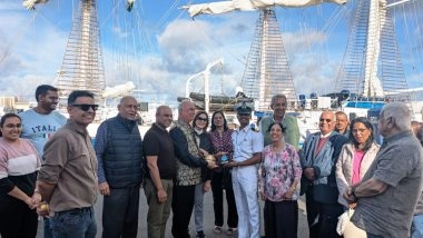 India News | INS Sudarshini Concludes 3 Day Port Call at Las Palmas Under Lokayan-26 Transoceanic Expedition