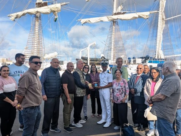 India News | INS Sudarshini Concludes 3 Day Port Call at Las Palmas Under Lokayan-26 Transoceanic Expedition