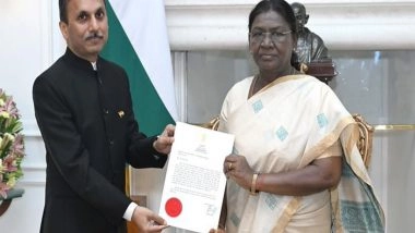 World News | India's Ambassador-designate to Thailand Puneet Agrawal Calls on President Murmu