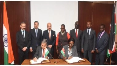 World News | India, Kenya Deepen Trade Ties with CBIC-KRA Customs MoU on Sidelines of 10th Joint Trade Committee Meeting