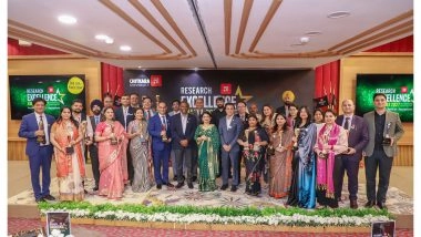 Business News | Chitkara University Hosts Research Excellence Awards 2026 in Chandigarh, Marks 10-Year Milestone