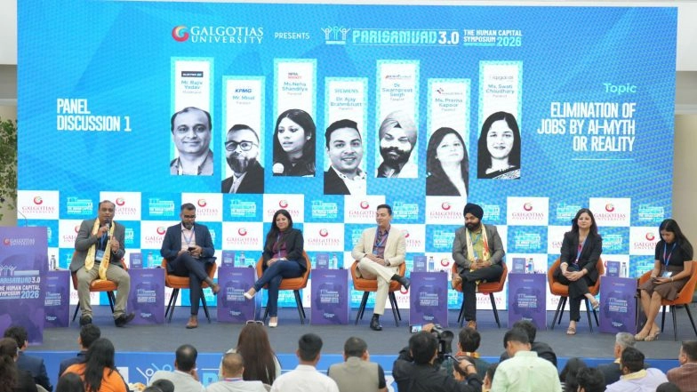 Business News | Industry Experts, HR Leaders Strengthen Ties at Galgotias University at the Annual HR Symposium Parisamvad 2026
